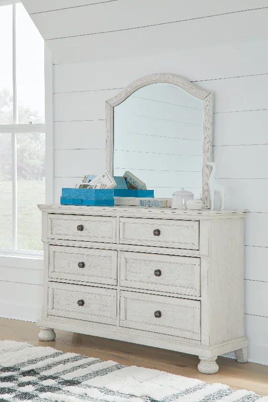 Robbinsdale - Antique White - Dresser, Mirror - Youth Tunics Hiking breathable