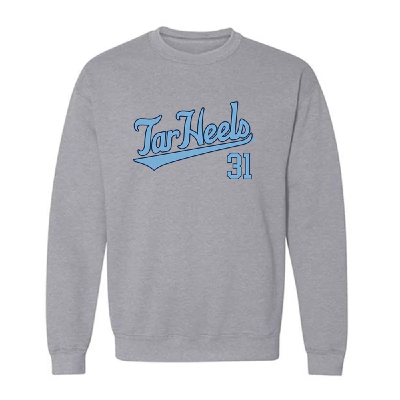 UNC - NCAA Women's Soccer : Ella Smith - Classic Shersey Crewneck Sweatshirt Hoodie with Velcro Closure Adjustable Secure
