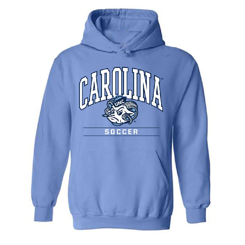 UNC - NCAA Women's Soccer : Olivia Migli - Classic Shersey Hooded Sweatshirt Hoodie with Hem Lace Feminine Delicate