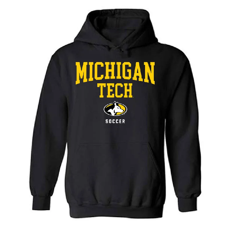 Michigan Tech - NCAA Women's Soccer : Ludesha Reynolds - Classic Shersey Hooded Sweatshirt Hoodie with Fur Luxurious Winter Michigan Tech - NCAA Women's Soccer : Ludesha Reynolds - Classic Shersey Hooded Sweatshirt Hoodie with Fur Luxurious Winter