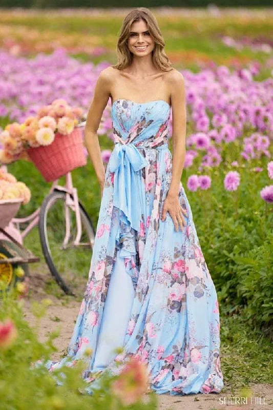 Sherri Hill 56234 - Sweetheart Floral Prom Dress Tunics Top rated