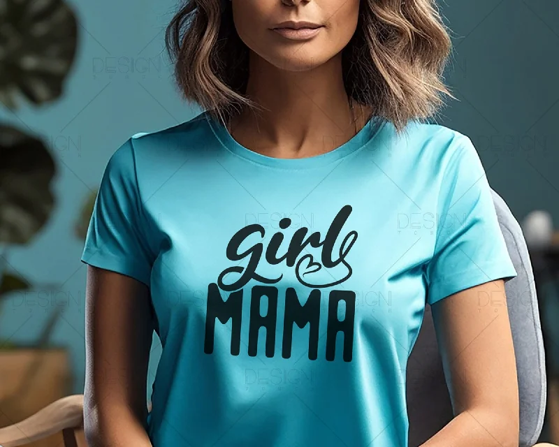 Girl Mama Svg Png Files, Mom Svg, Mama Svg, Girl Mom Svg, Mom gift Of Girls Svg, Daughter Svg, Mommy Svg, Funny Mom Svg, Girl Mom sweatshirt Svg Hoodie Crop Top Short Trendy