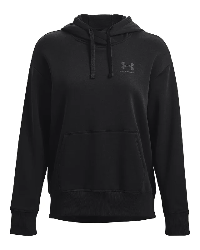 Under Armour Womens Rival Fleece Oversized Hoodie Sweatshirt Hoodie with Turtle Neck Cozy Winter