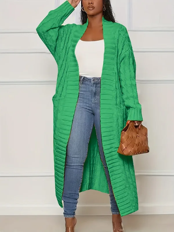 Autumn Cardigan Plus Size Elegant Classic Vintage