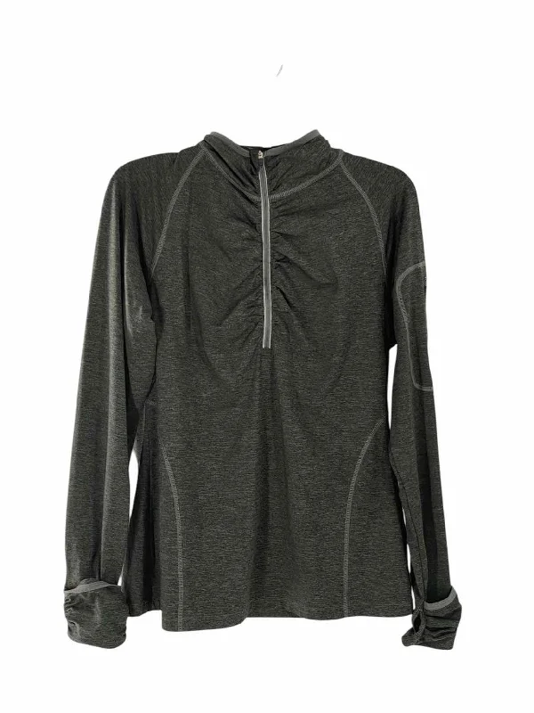 Kirkland Size L Grey Heather Athletic Jacket Snapped Jacket Toggled Jacket Drawstring Jacket
