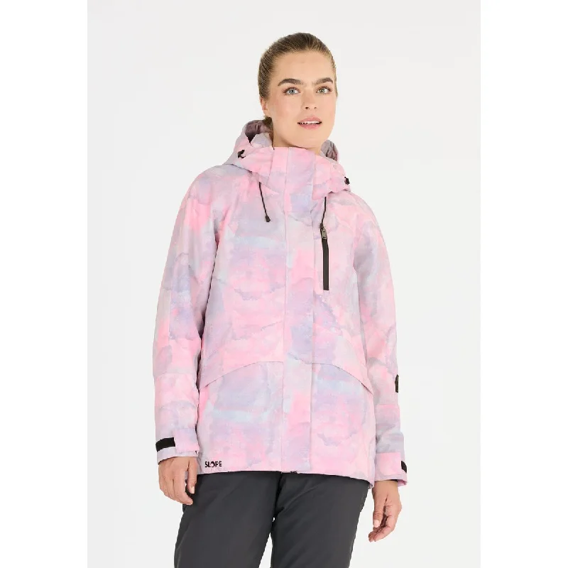 Kenai W AOP Ski Jacket W-PRO 15000 Fleece Jacket Down Jacket Feather Jacket
