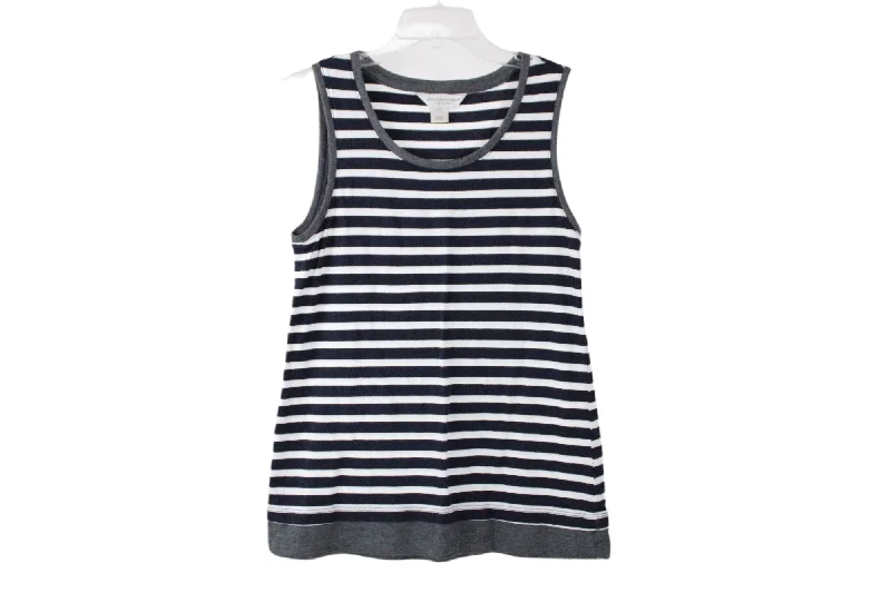 Croft & Barrow Navy Striped Tank | S summer tank top