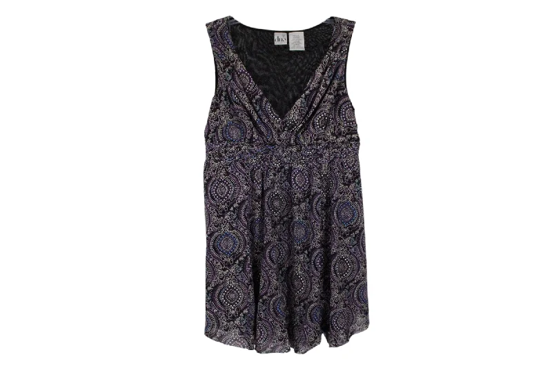 Duo Maternity Purple Tank | M striped tank top