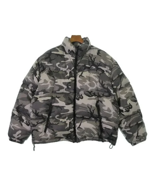 CELINE Down jackets/Vests Hoodie Zip-Up Jacket Button-Up Jacket