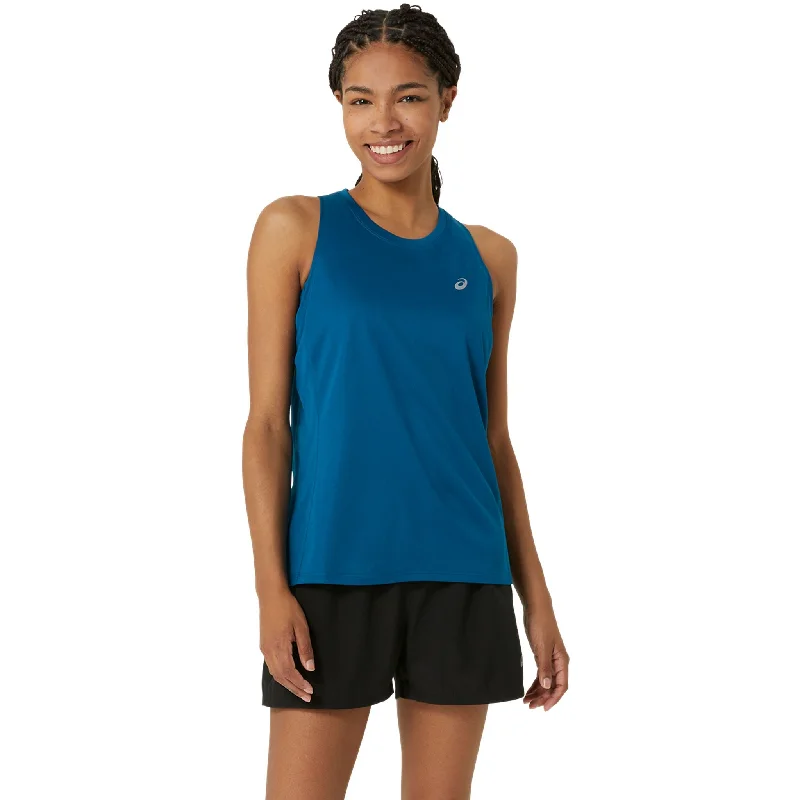 ASICS Silver Performance Womens Tank ivory tank top