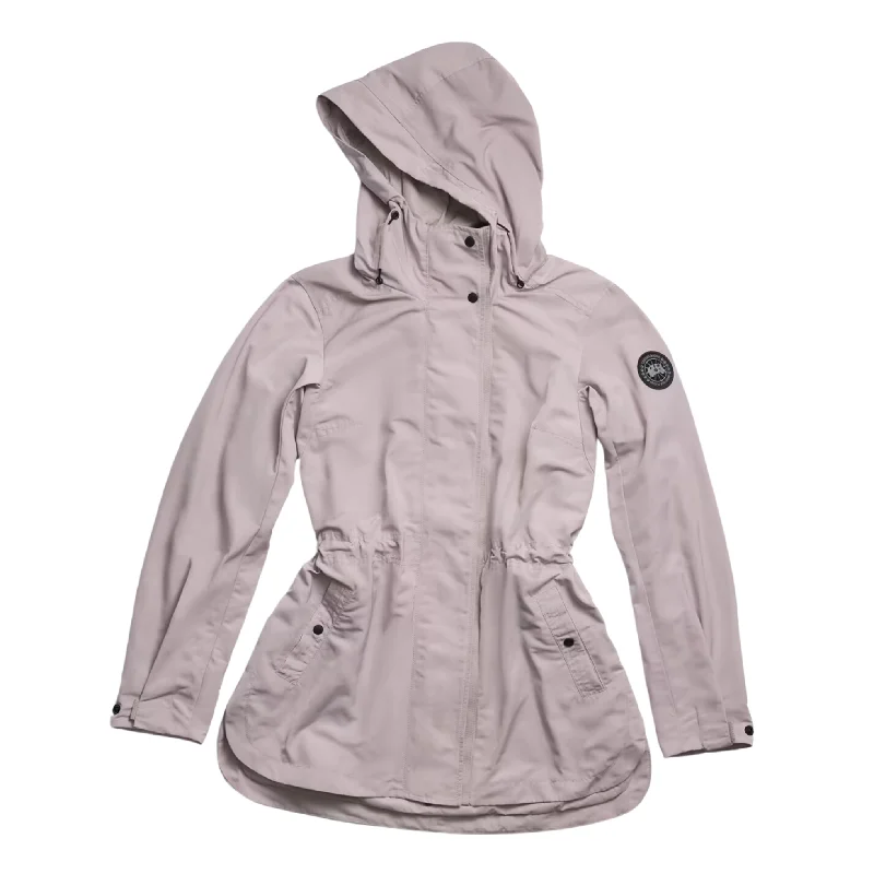 Canada Goose Women's Minden Jacket- Black Label Notch Collar Peter Pan Collar Cowl Neck