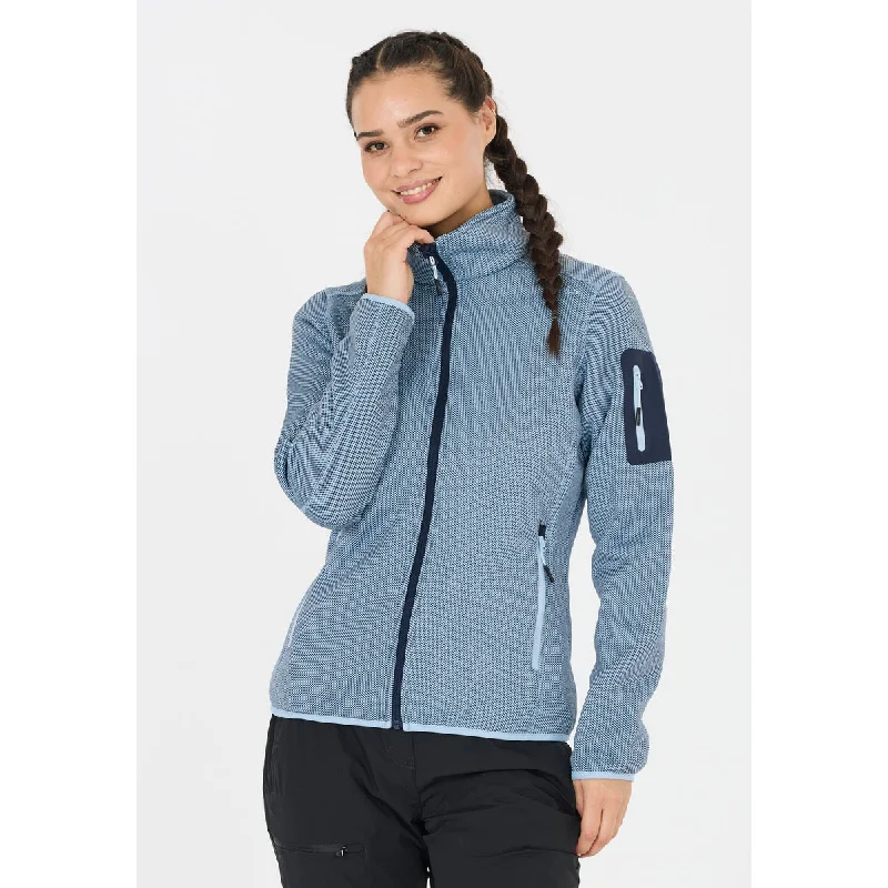 CMP WOMAN KNITTECH FLEECE JACKET - Skylight-B.Blue Hoodie Zip-Up Jacket Button-Up Jacket