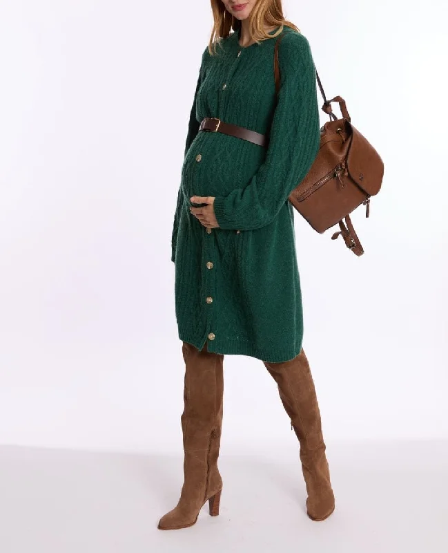 Long maternity cardigan Tara Boxy Cardigan Fitted Cardigan A-Line