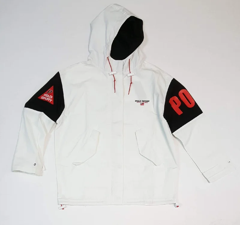 Nwt Polo Ralph Lauren Women's White Polo Sport Windbreaker Jacket Satin Jacket Silk Jacket Chiffon Jacket Nwt Polo Ralph Lauren Women's White Polo Sport Windbreaker Jacket Satin Jacket Silk Jacket Chiffon Jacket