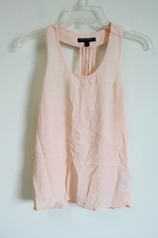 Banana Republic Pink Tank | S fitted tank top
