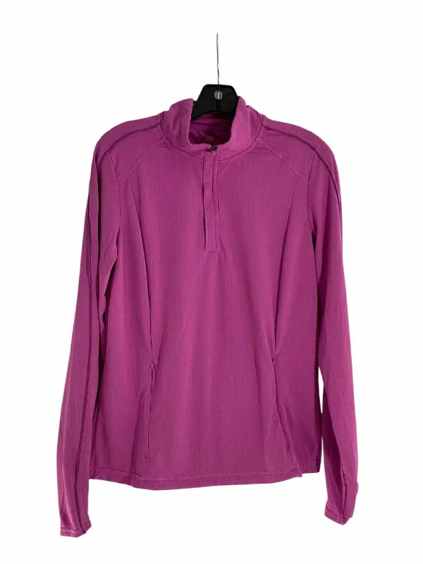 Mondetta Size M Magenta Athletic Jacket Satin Jacket Silk Jacket Chiffon Jacket