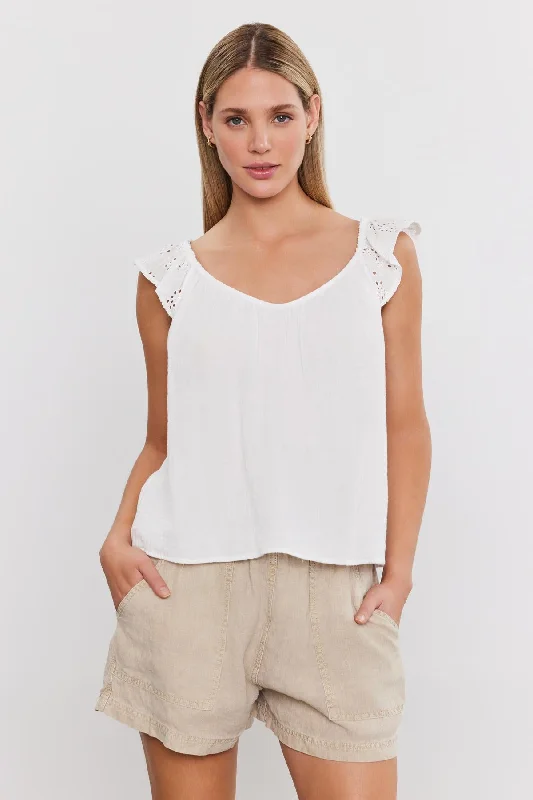 STELLA TANK TOP lavender tank top