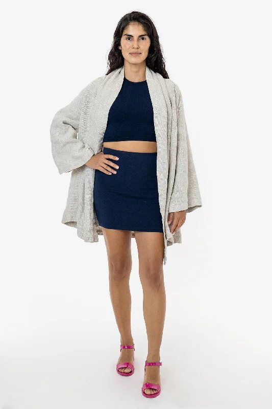 RLINBURGD - Linen Burlap Tie Front Cardigan Stylish Fashionable Trendy