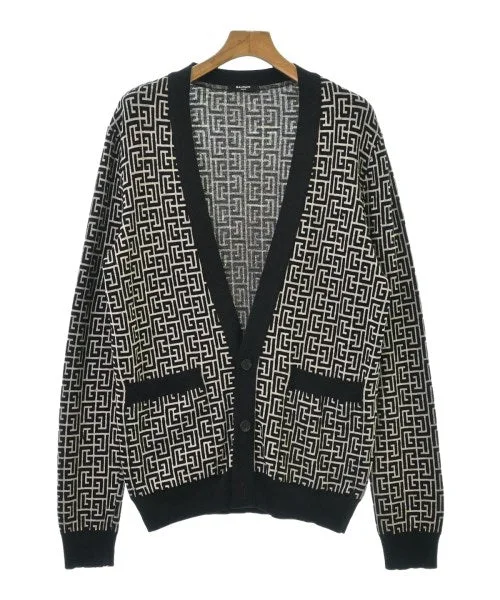 BALMAIN Cardigans Lace Blend Ribbed Blend Corduroy Blend