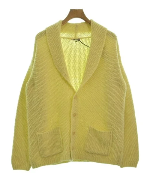 AURALEE Cardigans Silk Blend Satin Velvet