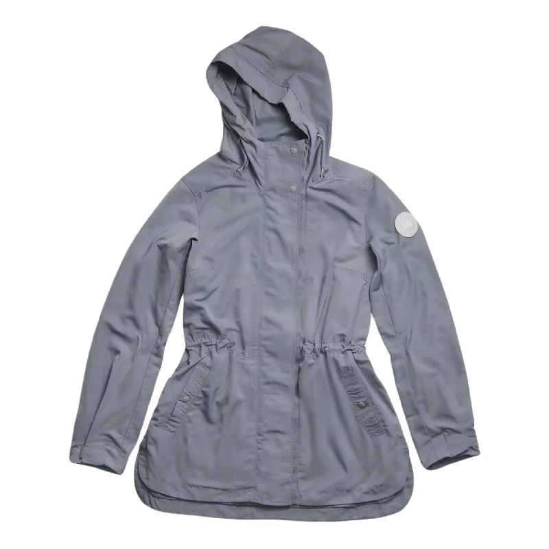 Canada Goose Women's Minden Jacket - White Disc Zippered Front Buttoned Front Snap Front