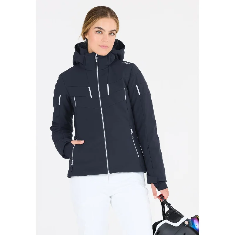 Woman Jacket Zip Hood Insulated Jacket Fitted Jacket Loose Jacket