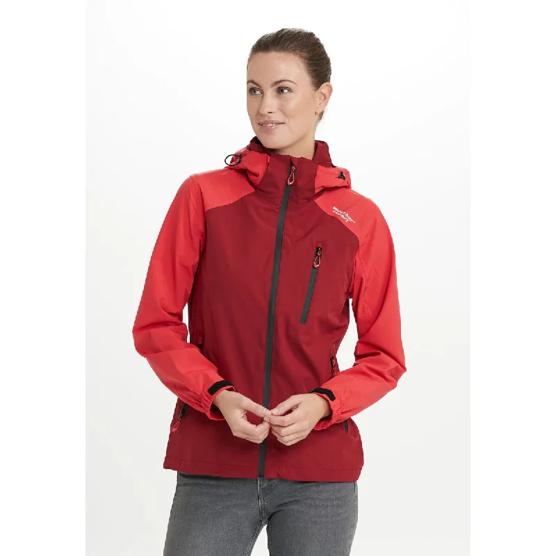 Camelia W AWG Jacket W-PRO 15000 - Rococco Red Zippered Jacket Buttoned Jacket Snapped Jacket