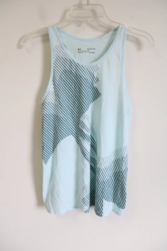 Under Armour Loose Fit Blue Tank | XS v-neck tank top