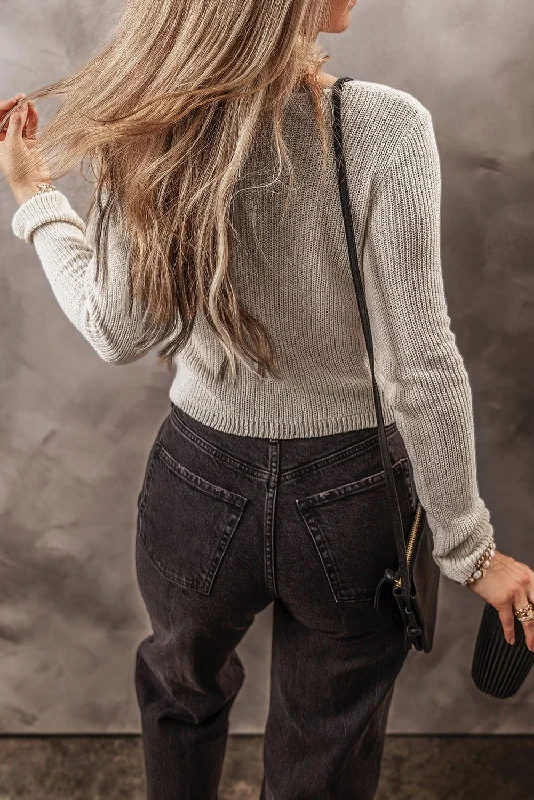 Autumn Knit Cardigan Layered Multi-layer Single Layer