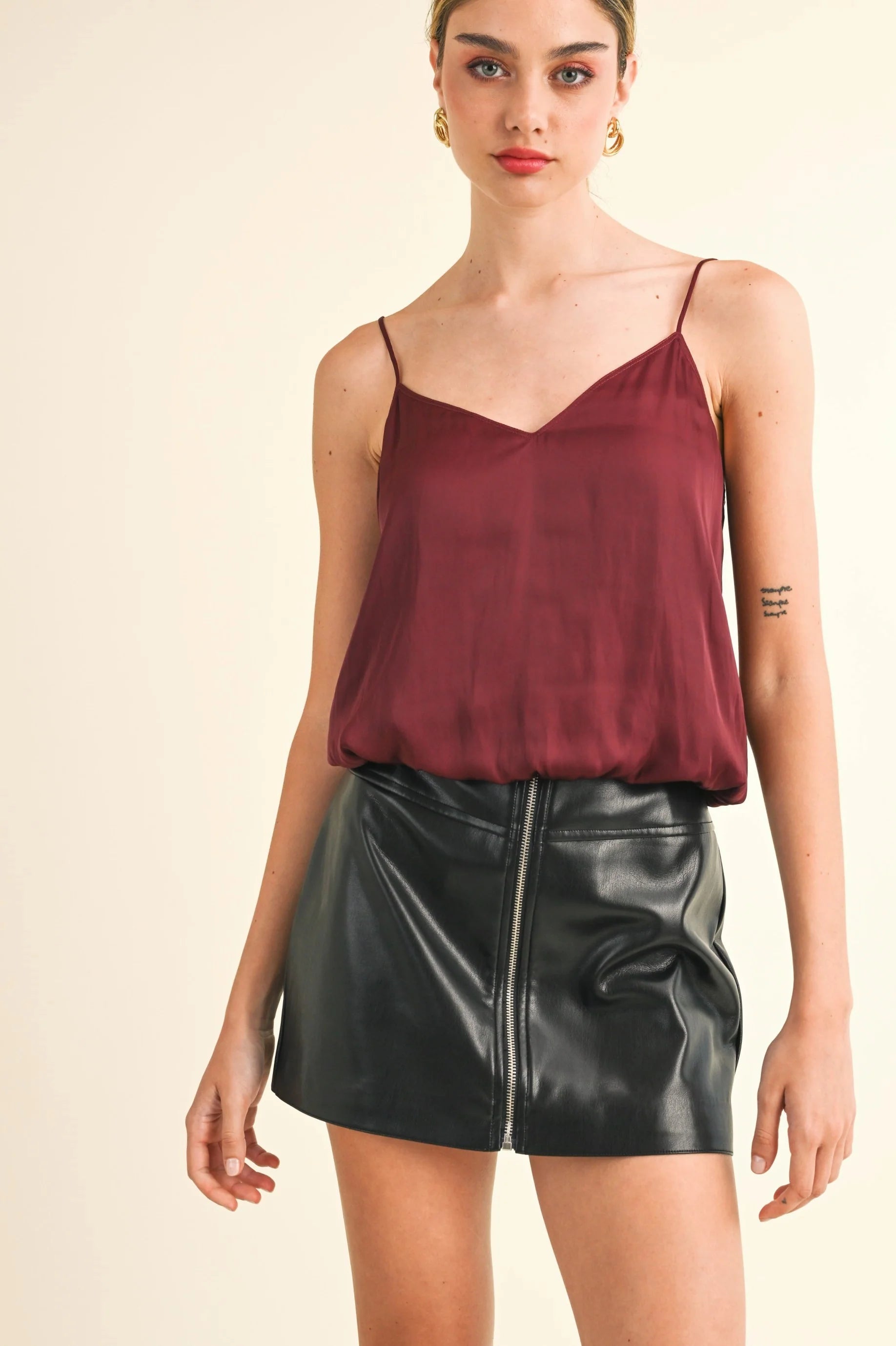 Amore Love Tank white tank top