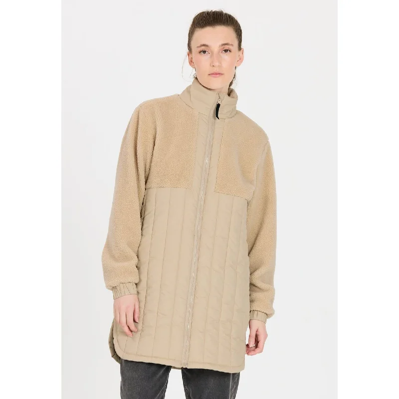 Vetlanda W Teddy Quilt Jacket Welt Pockets Slit Pockets Flap Pockets