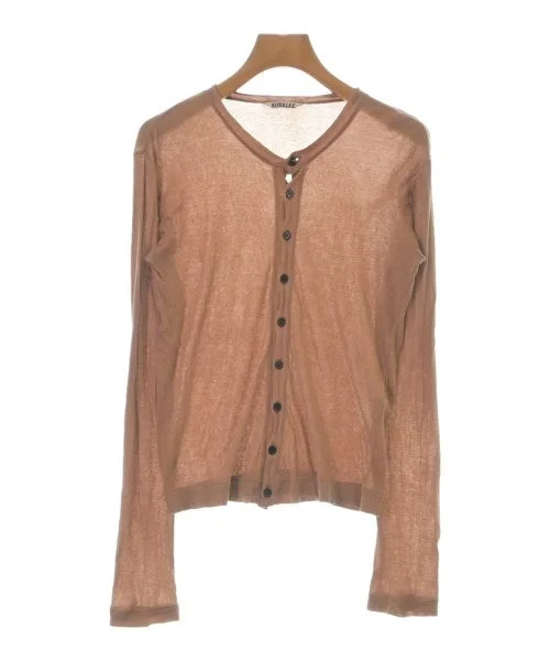 AURALEE Cardigans Plaid Cardigan Polka Dot Checkered