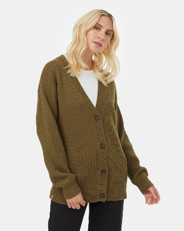 Oversized Button Cardigan Patchwork Embroidered Appliqued