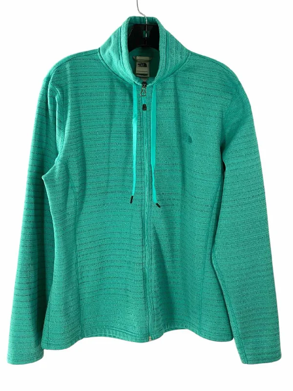 The North Face Size XL Teal Jacket (Outdoor) Belted Jacket Elasticated Jacket Padded Jacket