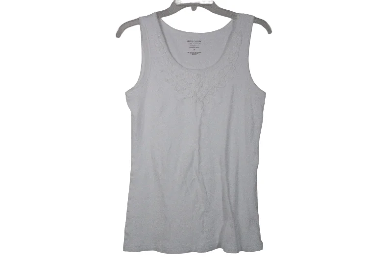 Sonoma White Rib Tank | M layering tank top