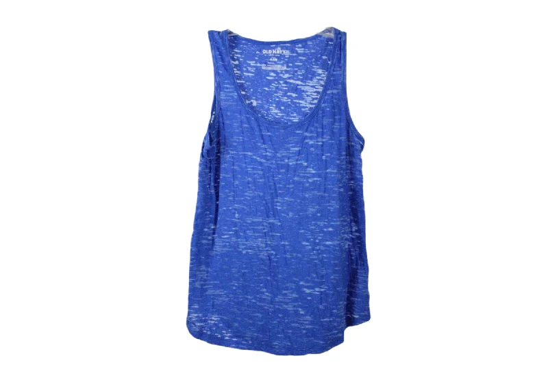 Old Navy Blue Tank | M cold shoulder tank