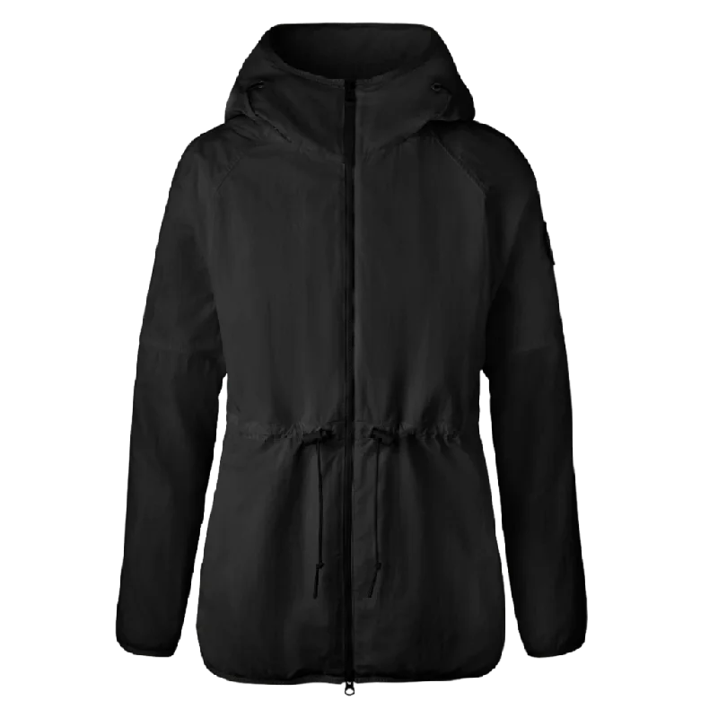 Canada Goose Women's Lundell Jacket Black Label Stand-Up Collar Roll-Neck Collar Turtle Neck