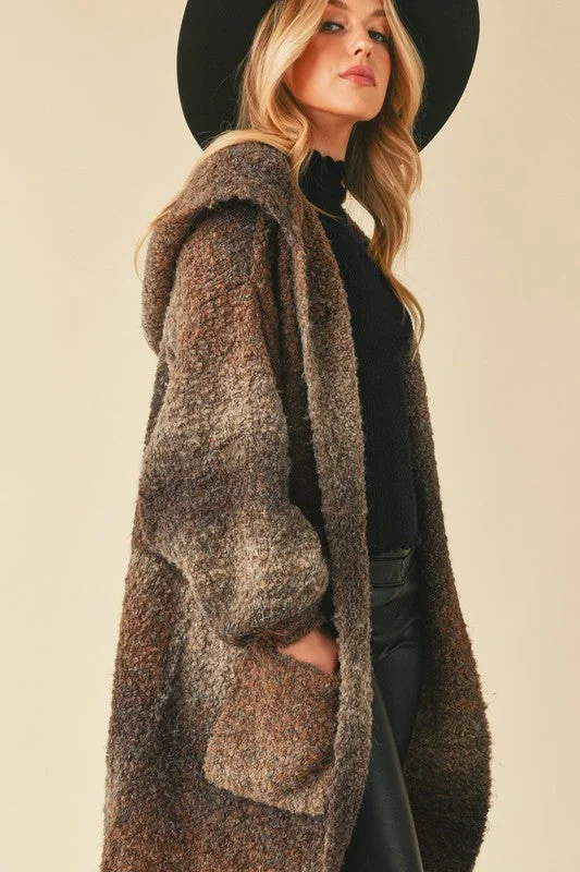 Nelsi Cardigan Satin Blend Silk Blend Wool Blend