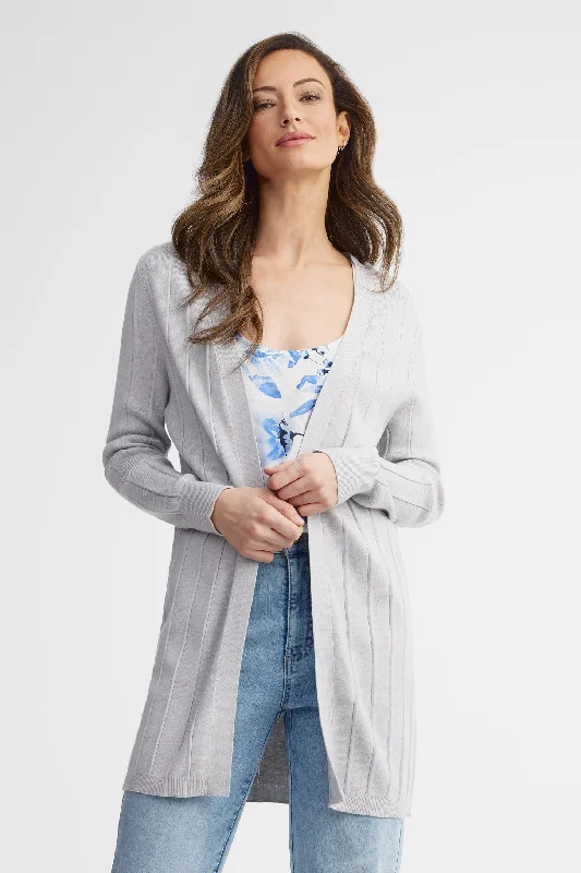 Cardigan long en tricot - Femme Seamless Knitted Crochet