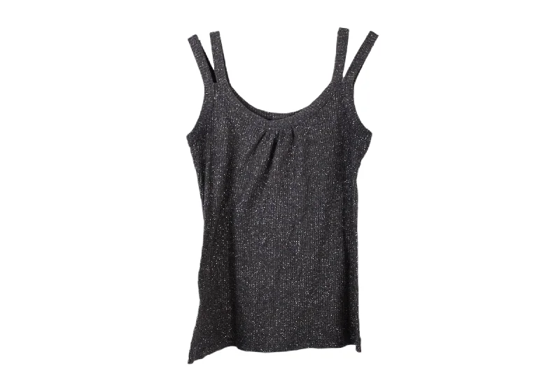 Wet Seal Gray Shimmer Tank | M slim fit tank