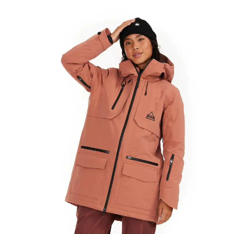 Aspen W Insulated Jacket Welt Pockets Slit Pockets Flap Pockets