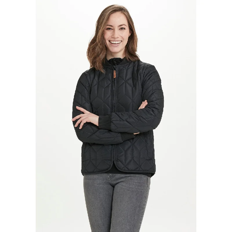 Piper W Quilted Jacket - Black Faux Fur Jacket Real Fur Jacket Shearling Jacket