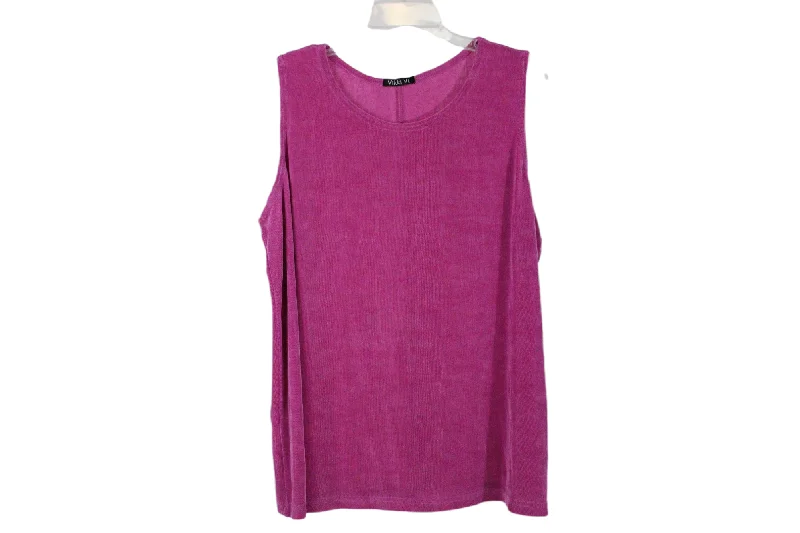 Vikki Vi Pink Acetate Tank | 1X loose fit tank