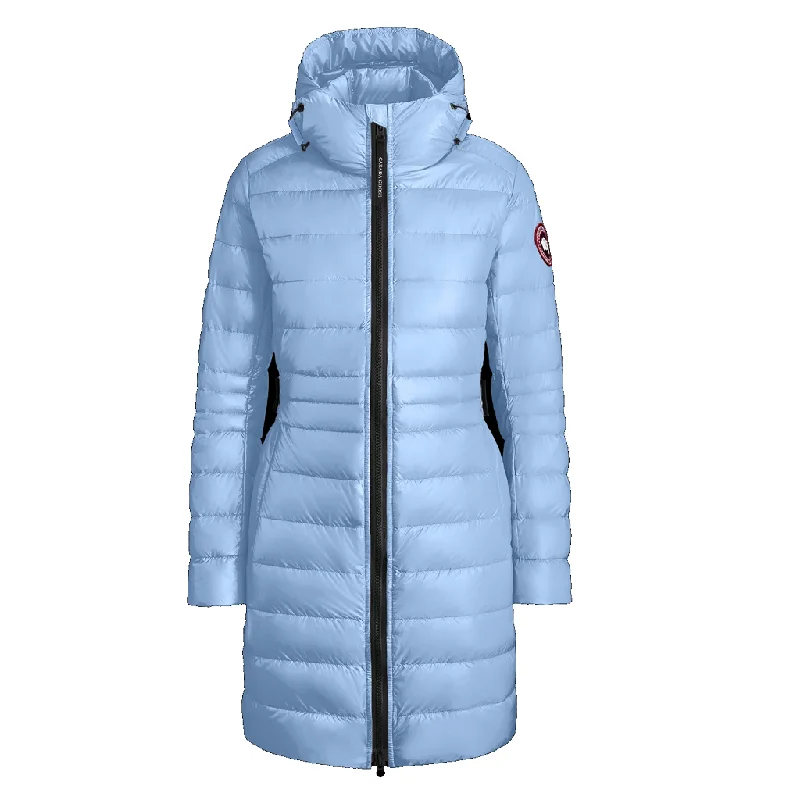 Canada Goose Women's Cypress Hooded Jacket Herringbone Jacket Checkered Jacket Solid Jacket