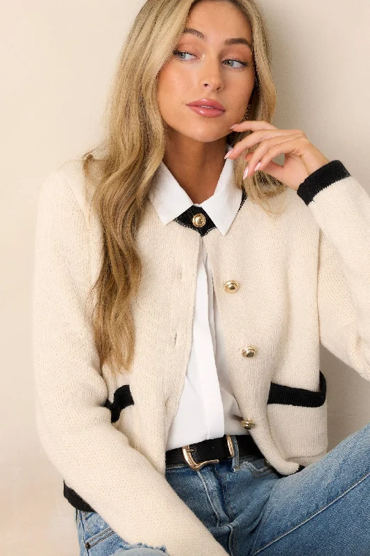 Champagne Clouds Ivory Cropped Cardigan Button Cardigan Zip Cardigan Pullover Cardigan