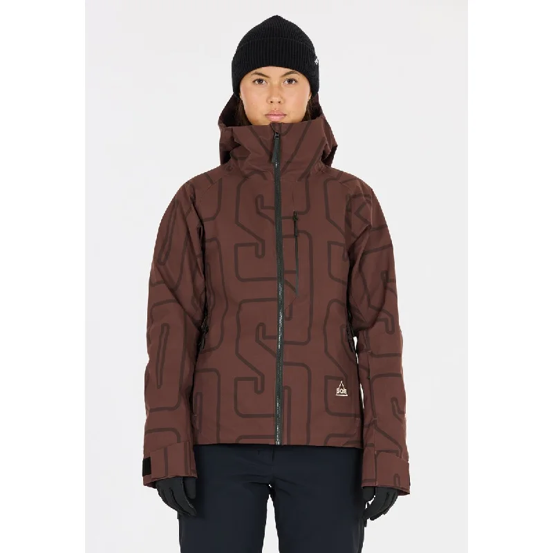 Cervinia W Insulated AOP Jacket Mesh Jacket Canvas Jacket Denim Jacket