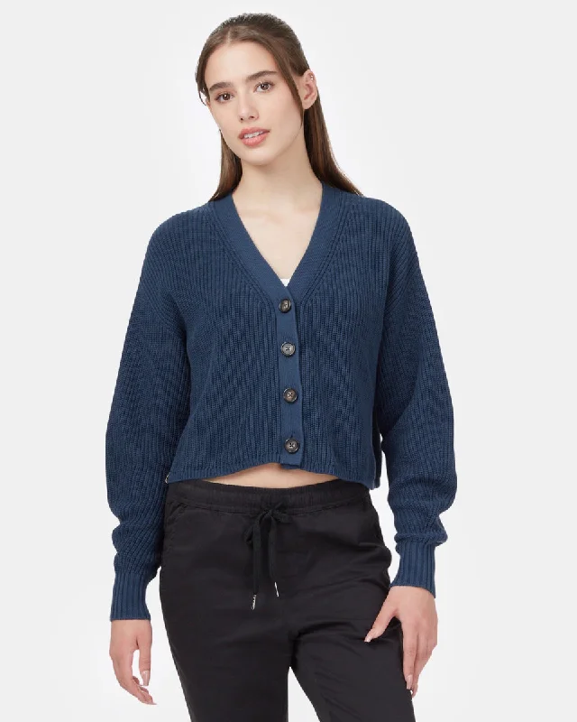 Ashton Cardigan Solid Color Striped Floral Print