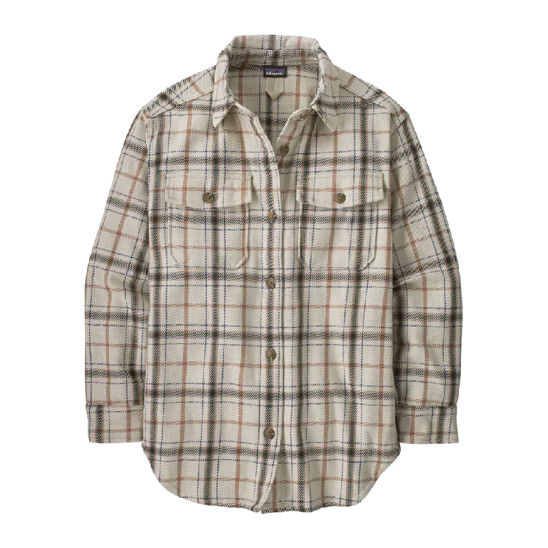 Patagonia Women's Fjord Loft Overshirt Jacket - Past Season Faux Fur Jacket Real Fur Jacket Shearling Jacket