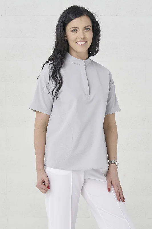 Light grey / 65% Polyester 32% Rayon 3% Elastane / XS