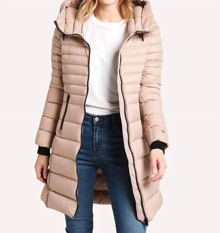 Geana Puffer Jacket In Quartz